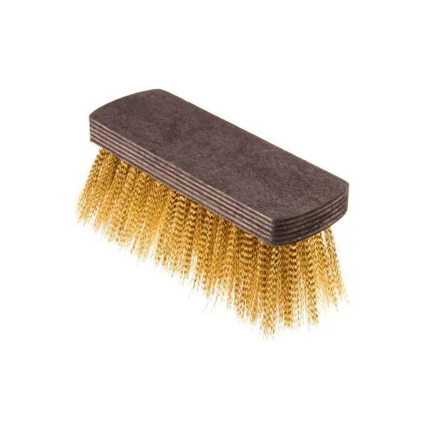 bezemkop vuurvast hout/koper